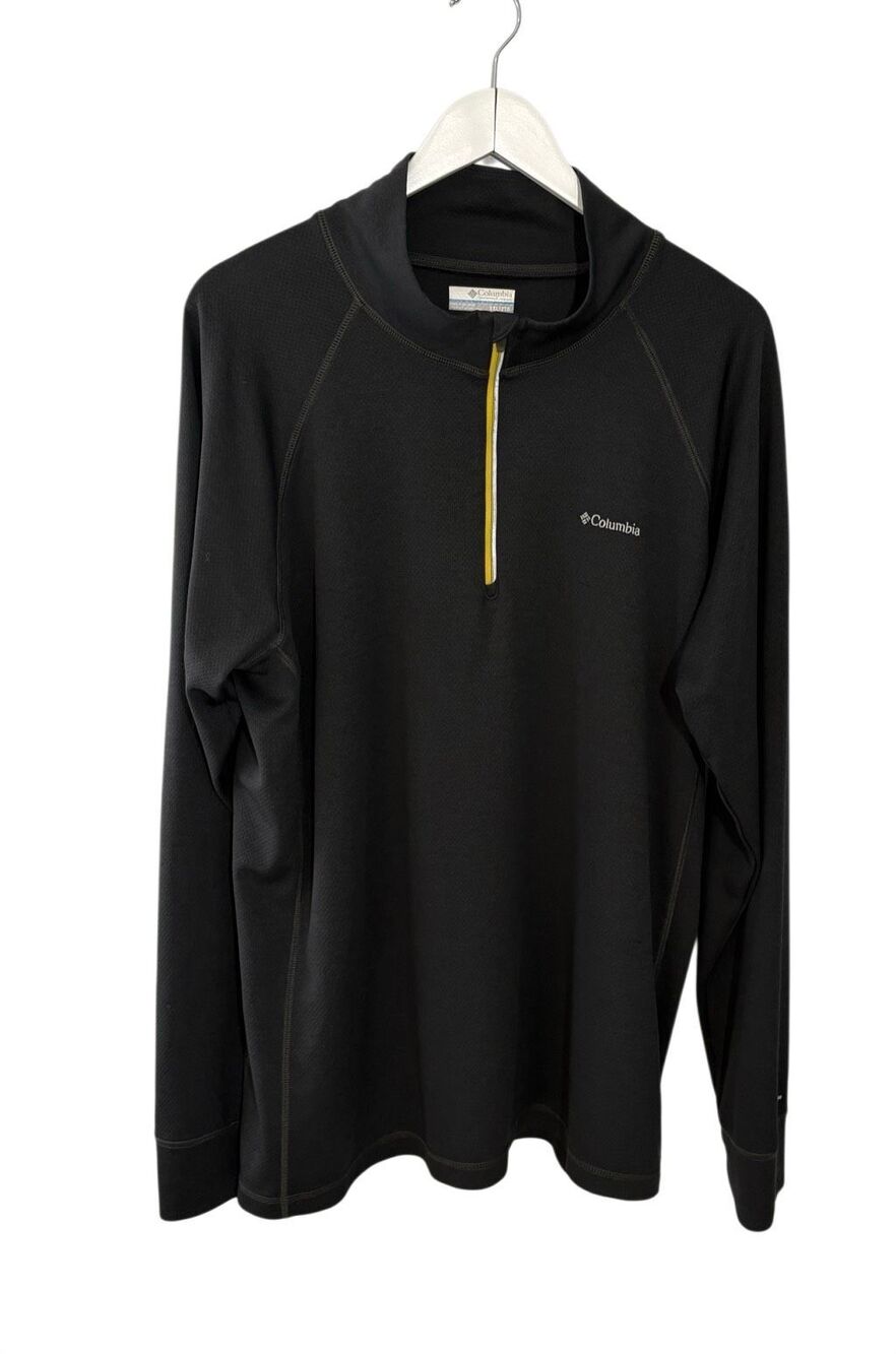 Columbia Omni-Shade black 1/4 zip pullover - XXL